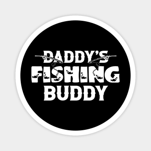 Vintage Daddy's Fishing Buddy T-Shirt | Funny Father's Day Fishing Gift Magnet